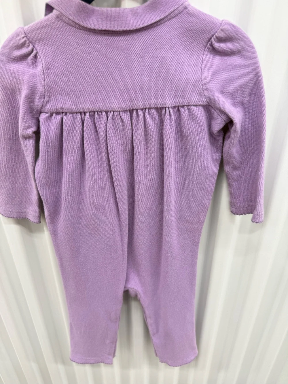 Ralph Lauren Purple Cotton Baby One-Piece 9 months